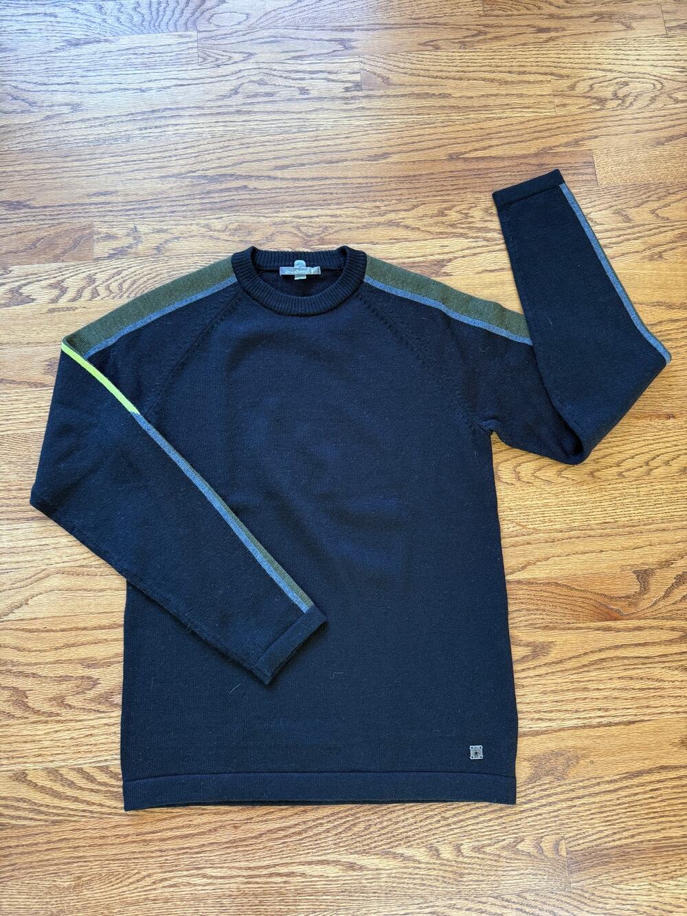 Smartwool Men's Black Wool Blend Pullover Crewneck S Sweater Classic